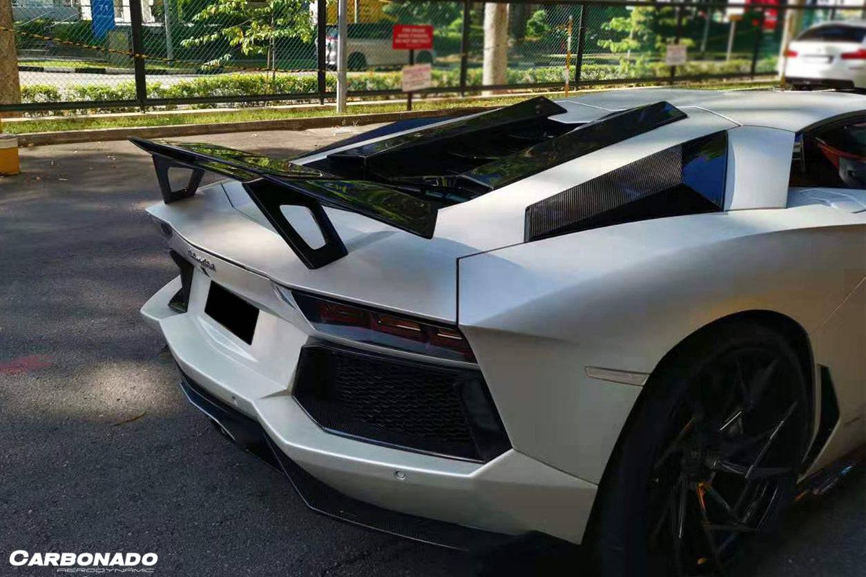 Alerón de maletero estilo OTC para Lamborghini Aventador LP700, LP750, LP740, LP720, LP780 Coupé Roadster Carbonado 2011-2022