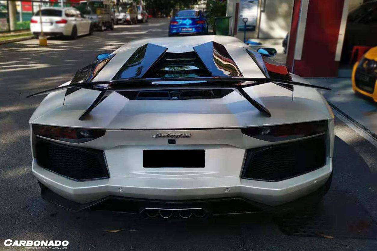 Alerón de maletero estilo OTC para Lamborghini Aventador LP700, LP750, LP740, LP720, LP780 Coupé Roadster Carbonado 2011-2022