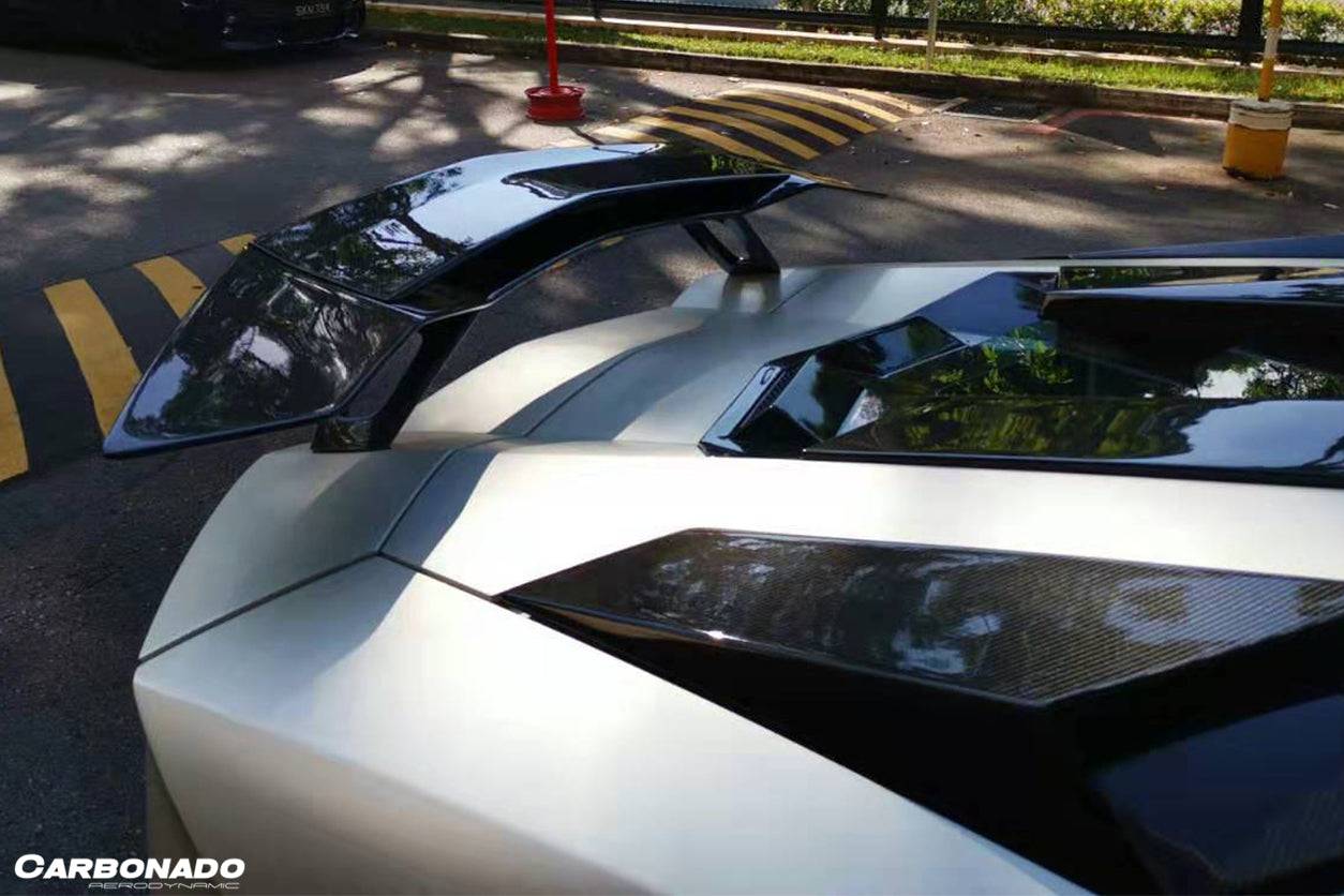 Alerón de maletero estilo OTC para Lamborghini Aventador LP700, LP750, LP740, LP720, LP780 Coupé Roadster Carbonado 2011-2022