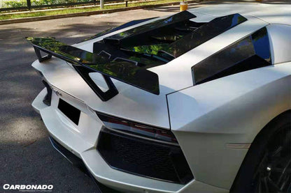 Alerón de maletero estilo OTC para Lamborghini Aventador LP700, LP750, LP740, LP720, LP780 Coupé Roadster Carbonado 2011-2022