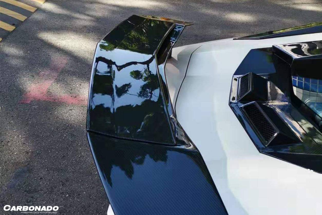 Alerón de maletero estilo OTC para Lamborghini Aventador LP700, LP750, LP740, LP720, LP780 Coupé Roadster Carbonado 2011-2022