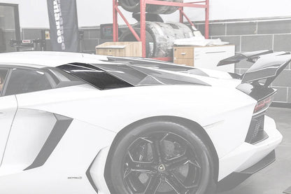 Panel de admisión trasero de fibra de carbono estilo OEM para Lamborghini Aventador LP700 LP740 Coupé Carbonado 2011-2016