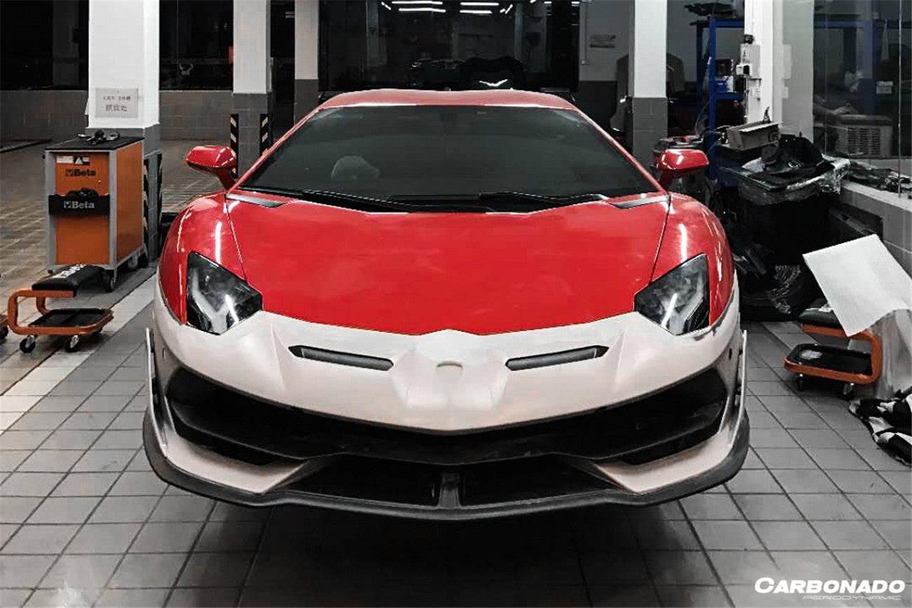 Carbonado 2011-2021 Lamborghini Aventador LP700 LP740 LP750 Coupe Roadster SVJ Style Part DRY Carbon Fiber Aero Full Kit