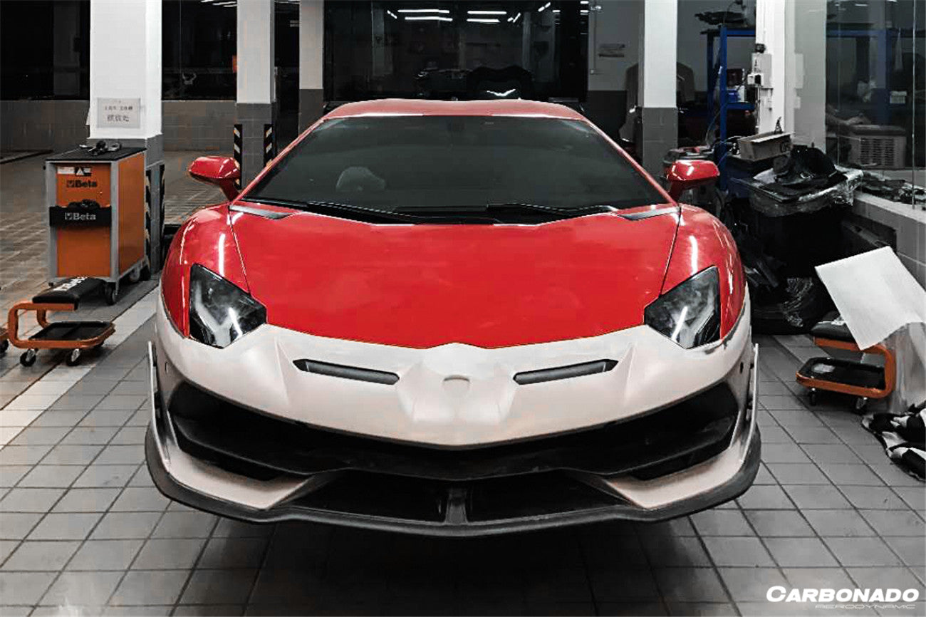 Carbonado 2011-2021 Lamborghini Aventador LP700 LP740 LP750 Coupe Roadster SVJ Style Part DRY Carbon Fiber Aero Full Kit