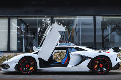 Carbonado 2011-2021 Lamborghini Aventador LP700 LP740 LP750 Coupe Roadster SVJ Style Part Dry Carbon Fiber Side Skirts