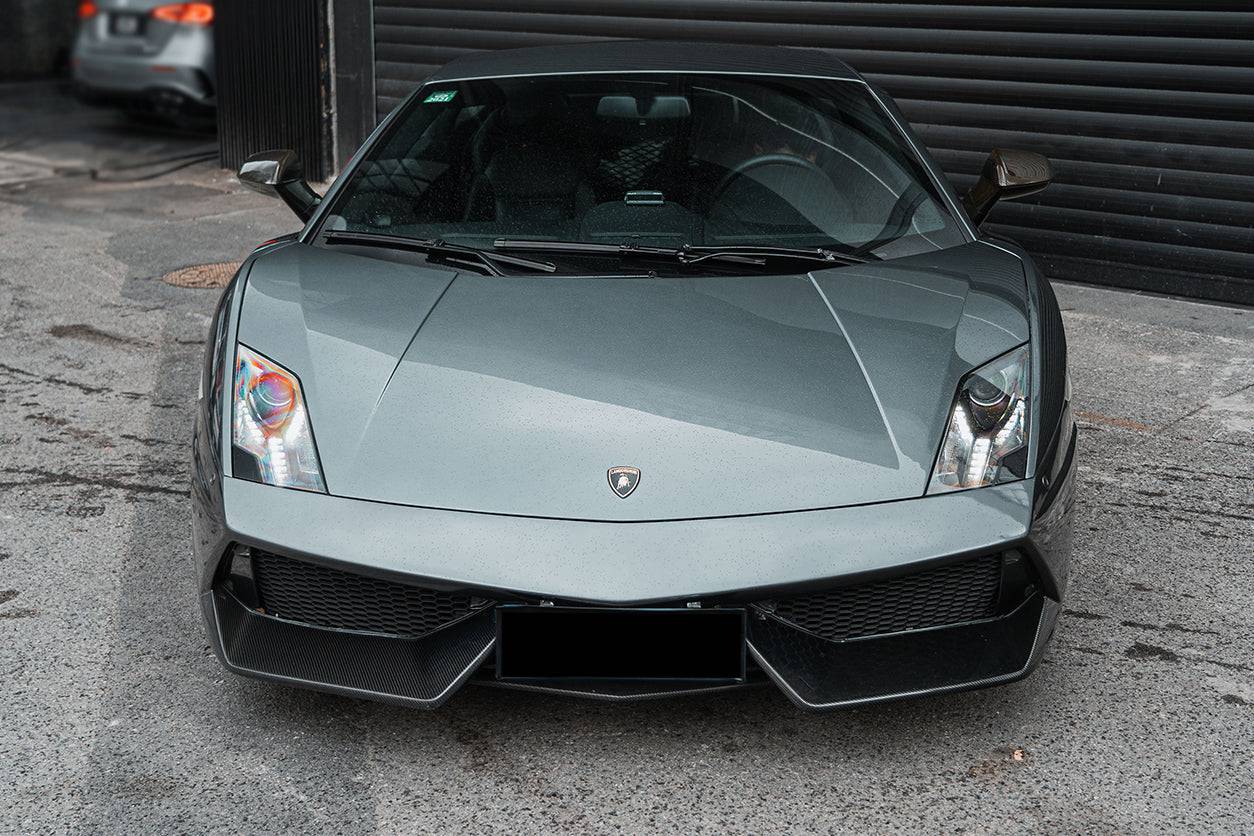 Parachoques delantero estilo Lamborghini Gallardo LP570 Carbonado 2009-2014