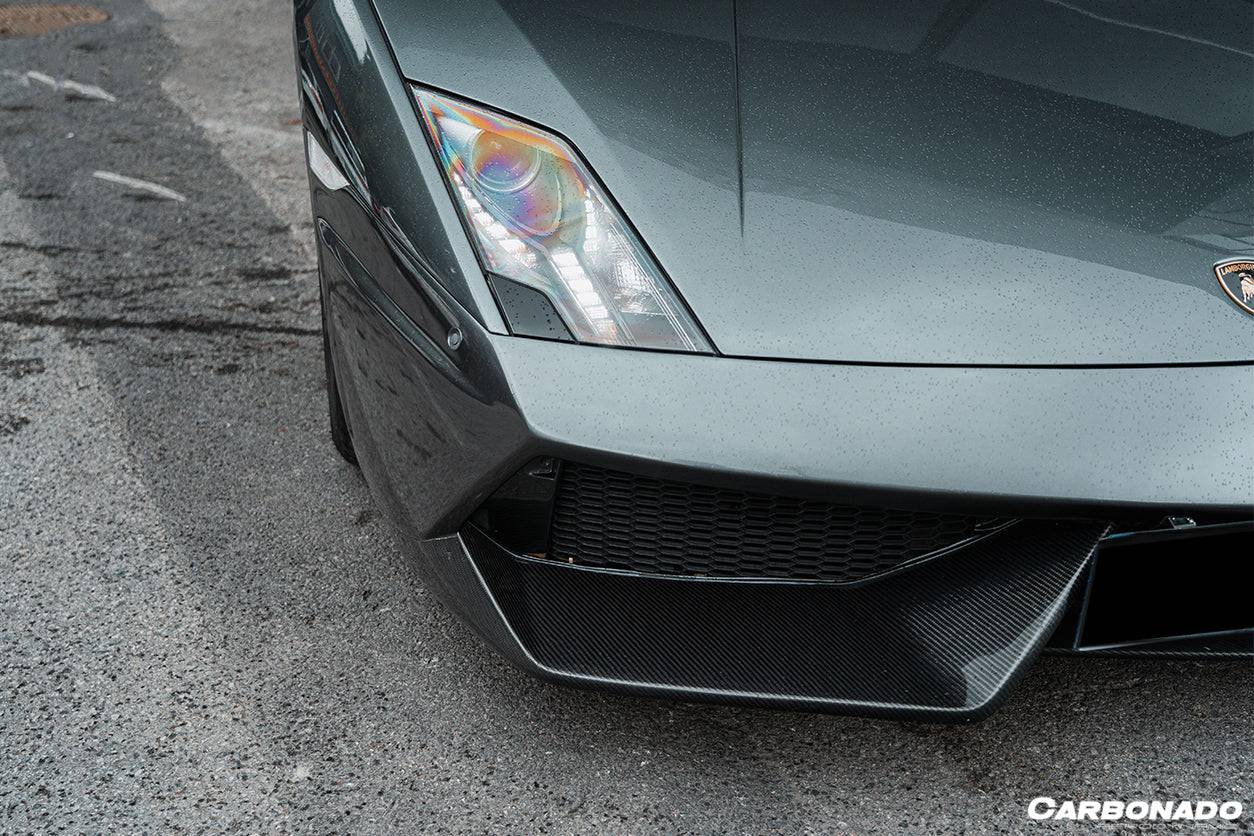 Parachoques delantero estilo Lamborghini Gallardo LP570 Carbonado 2009-2014