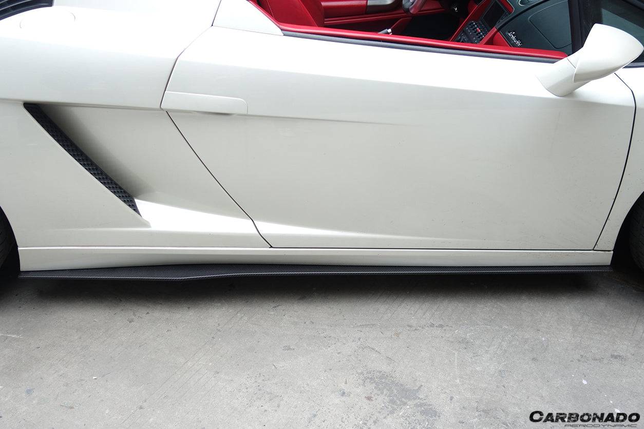 Carbonado 2004-2014 Lamborghini Gallardo LP570 Style Side Skirts