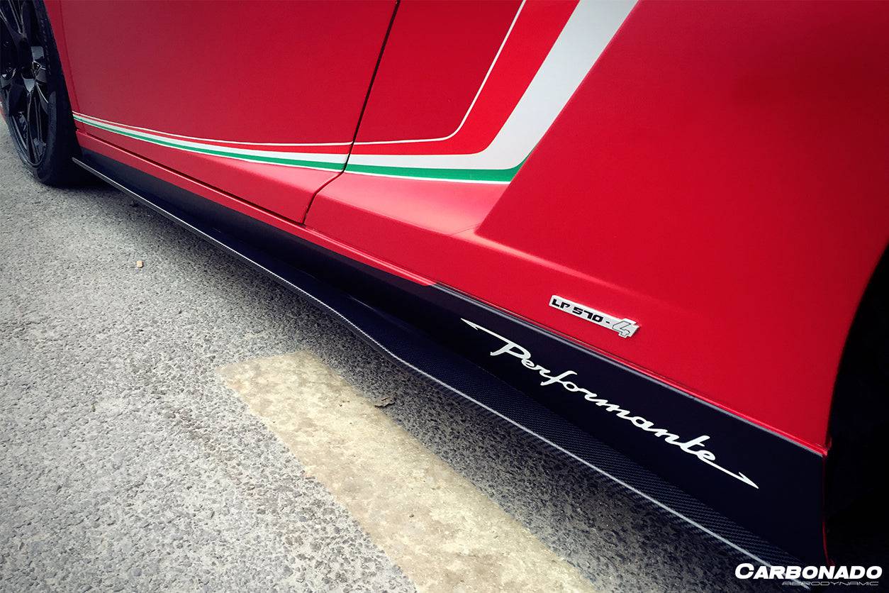 Carbonado 2004-2014 Lamborghini Gallardo LP570 Style Side Skirts