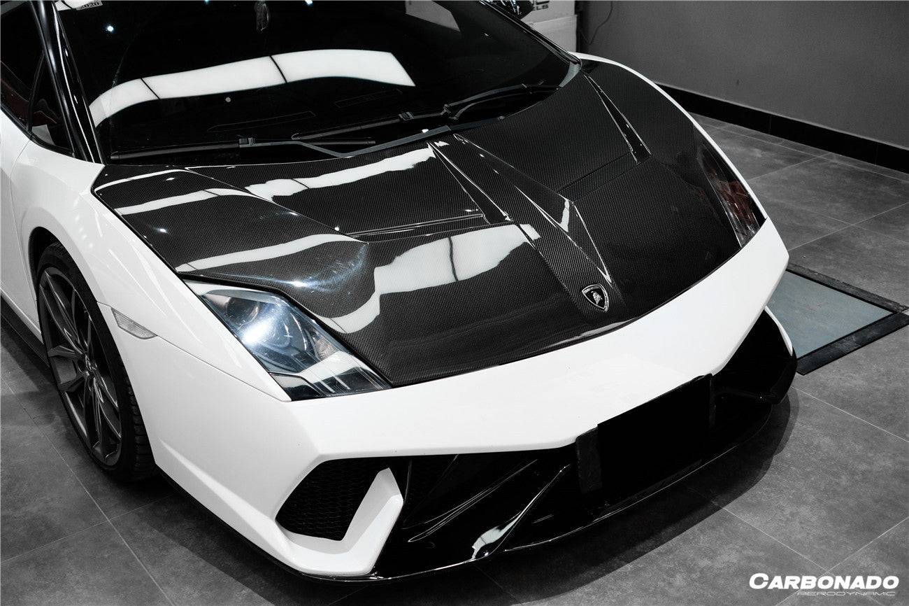 Carbonado 2009-2014 Lamborghini Gallardo IRON Style Hood