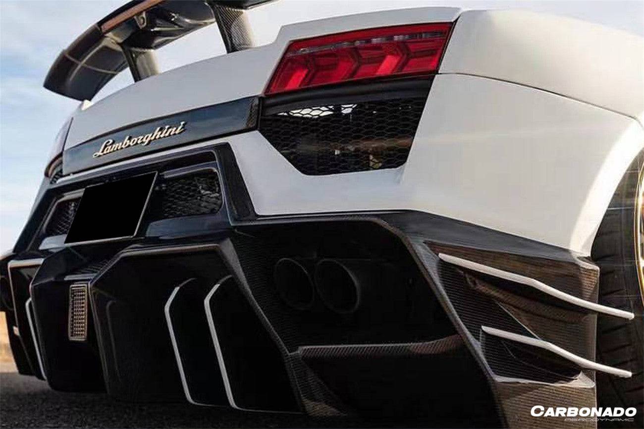 Carbonado 2009-2014 Lamborghini Gallardo BKSS Style Rear Bumper
