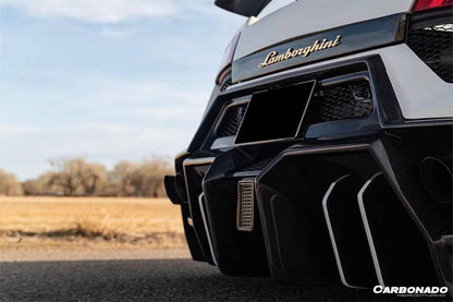 Carbonado 2009-2014 Lamborghini Gallardo BKSS Style Rear Bumper