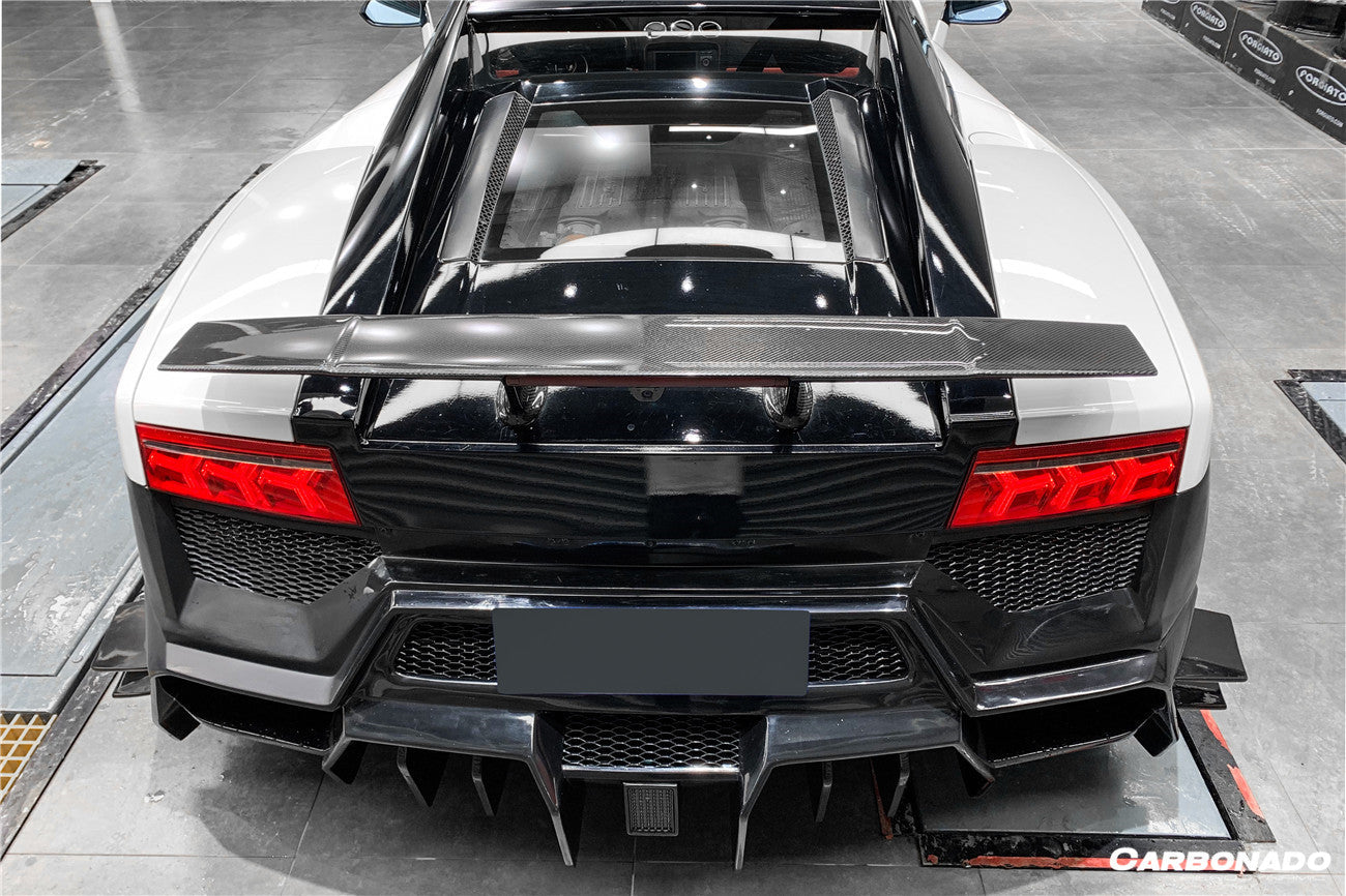 Carbonado 2009-2014 Lamborghini Gallardo BKSS Style Rear Bumper
