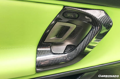 Manijas de puerta de fibra de carbono estilo OEM Lamborghini Gallardo Carbonado 2004-2014