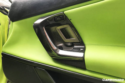 Manijas de puerta de fibra de carbono estilo OEM Lamborghini Gallardo Carbonado 2004-2014