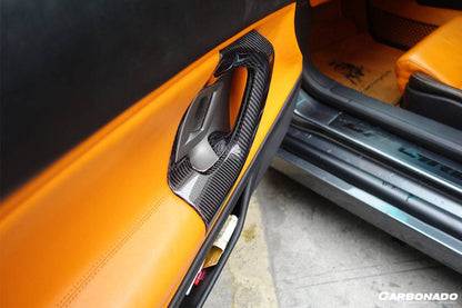 Manijas de puerta de fibra de carbono estilo OEM Lamborghini Gallardo Carbonado 2004-2014