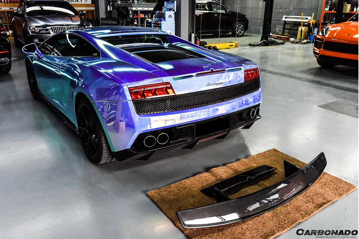Carbonado DC Style Carbon Fiber Trunk Spoiler | 2004-2014 Lamborghini Gallardo