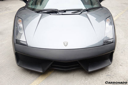 Carbonado 2004-2008 Lamborghini Gallardo LP570 Style Front Bumper | Fits Gallardo, Gallardo SE, Superleggera