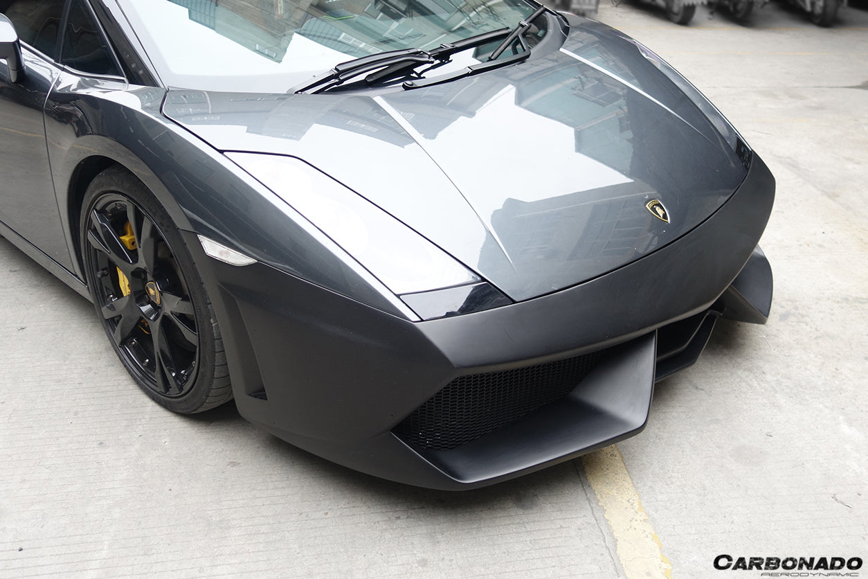 Carbonado 2004-2008 Lamborghini Gallardo LP570 Style Front Bumper | Fits Gallardo, Gallardo SE, Superleggera