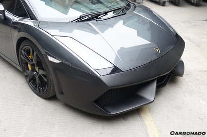 Carbonado 2004-2008 Lamborghini Gallardo LP570 Style Front Bumper | Fits Gallardo, Gallardo SE, Superleggera