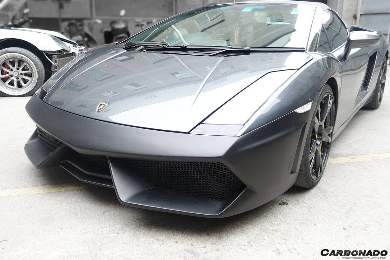 Carbonado 2004-2008 Lamborghini Gallardo LP570 Style Front Bumper | Fits Gallardo, Gallardo SE, Superleggera