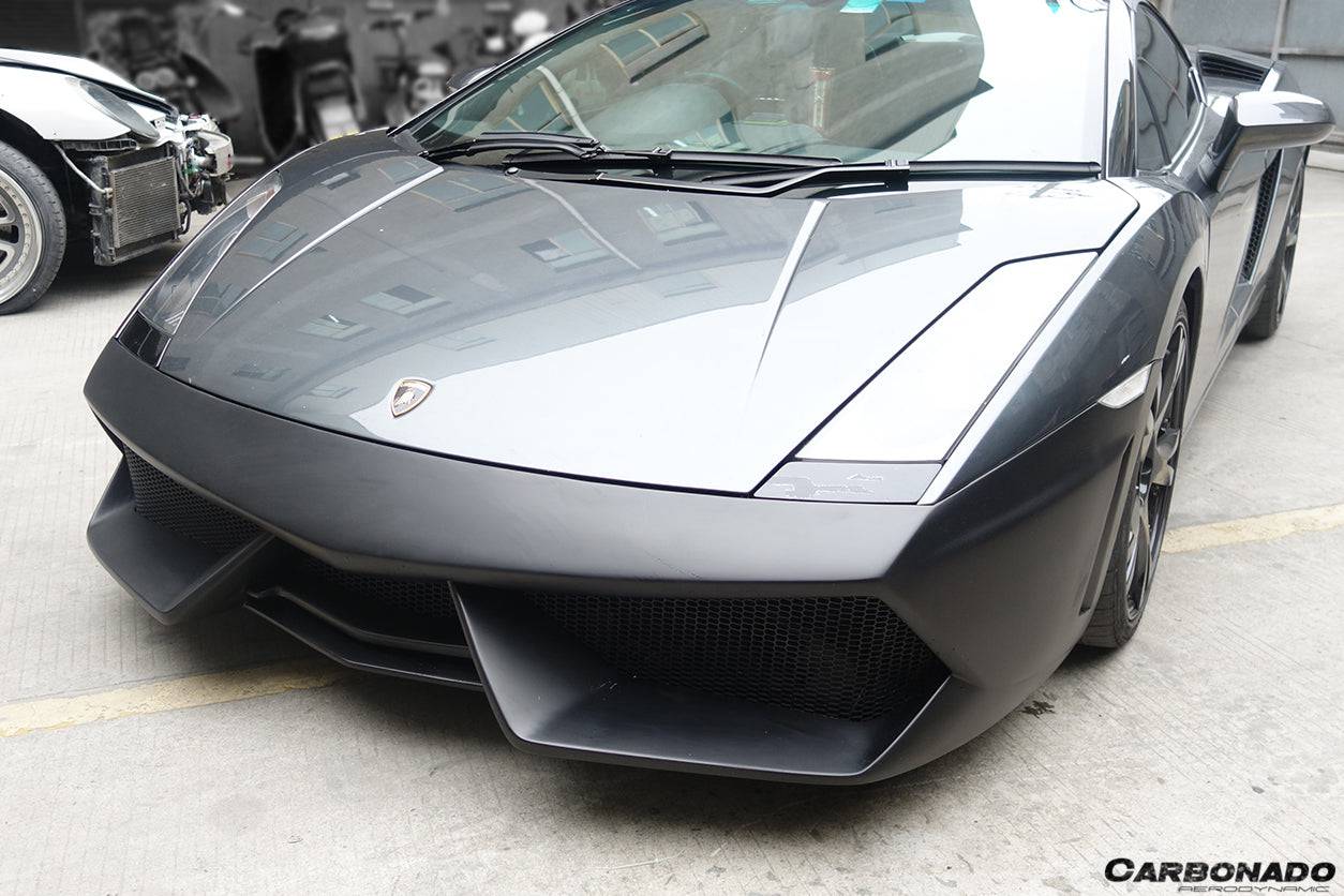 Carbonado 2004-2008 Lamborghini Gallardo LP570 Style Front Bumper | Fits Gallardo, Gallardo SE, Superleggera