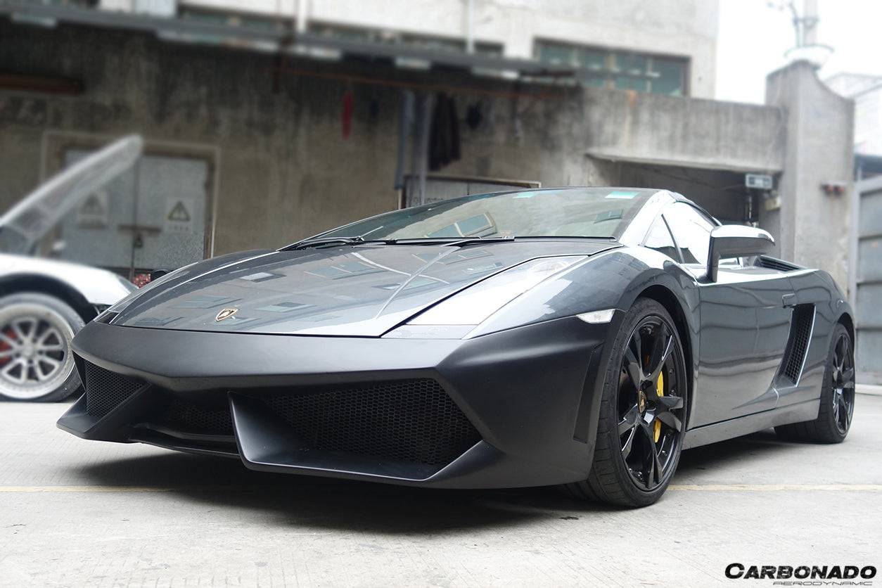 Carbonado 2004-2008 Lamborghini Gallardo LP570 Style Front Bumper | Fits Gallardo, Gallardo SE, Superleggera