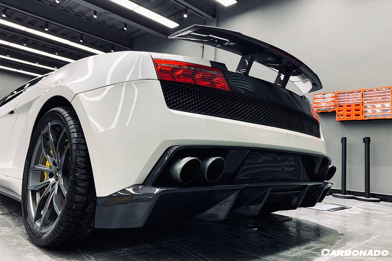Carbonado 2009-2014 Lamborghini Gallardo STO Style Carbon Fiber Rear Diffuser