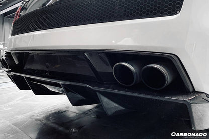 Carbonado 2009-2014 Lamborghini Gallardo STO Style Carbon Fiber Rear Diffuser