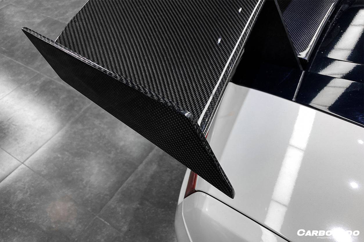 Carbonado 2004-2014 Lamborghini Gallardo STO Style Carbon Fiber Trunk Spoiler