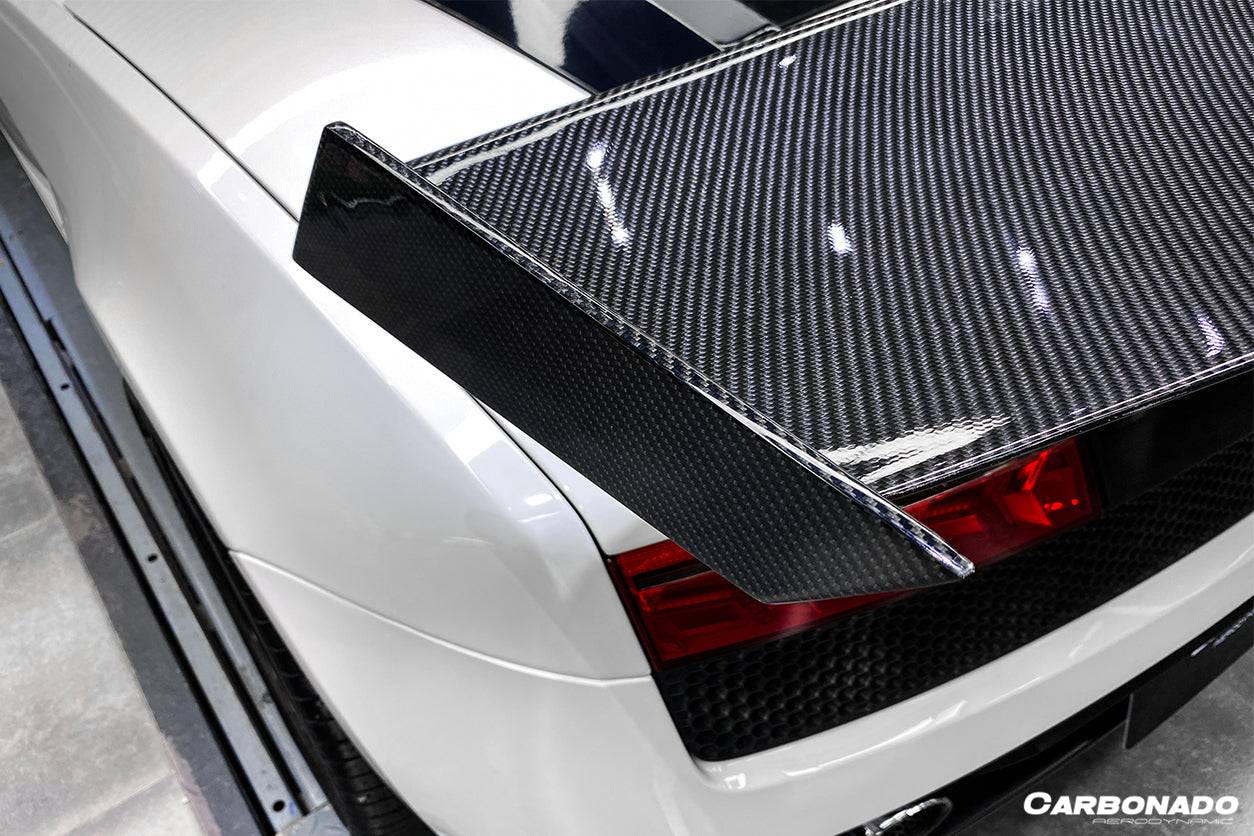 Carbonado 2004-2014 Lamborghini Gallardo STO Style Carbon Fiber Trunk Spoiler