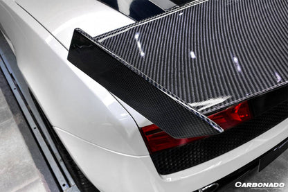Carbonado 2004-2014 Lamborghini Gallardo STO Style Carbon Fiber Trunk Spoiler
