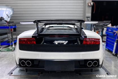 Carbonado 2004-2014 Lamborghini Gallardo STO Style Carbon Fiber Trunk Spoiler