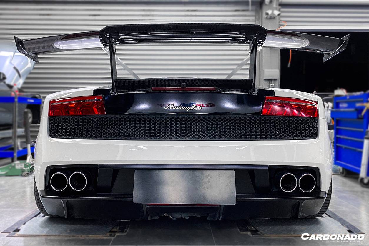 Carbonado 2004-2014 Lamborghini Gallardo STO Style Carbon Fiber Trunk Spoiler