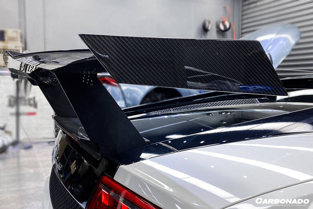 Carbonado 2004-2014 Lamborghini Gallardo STO Style Carbon Fiber Trunk Spoiler