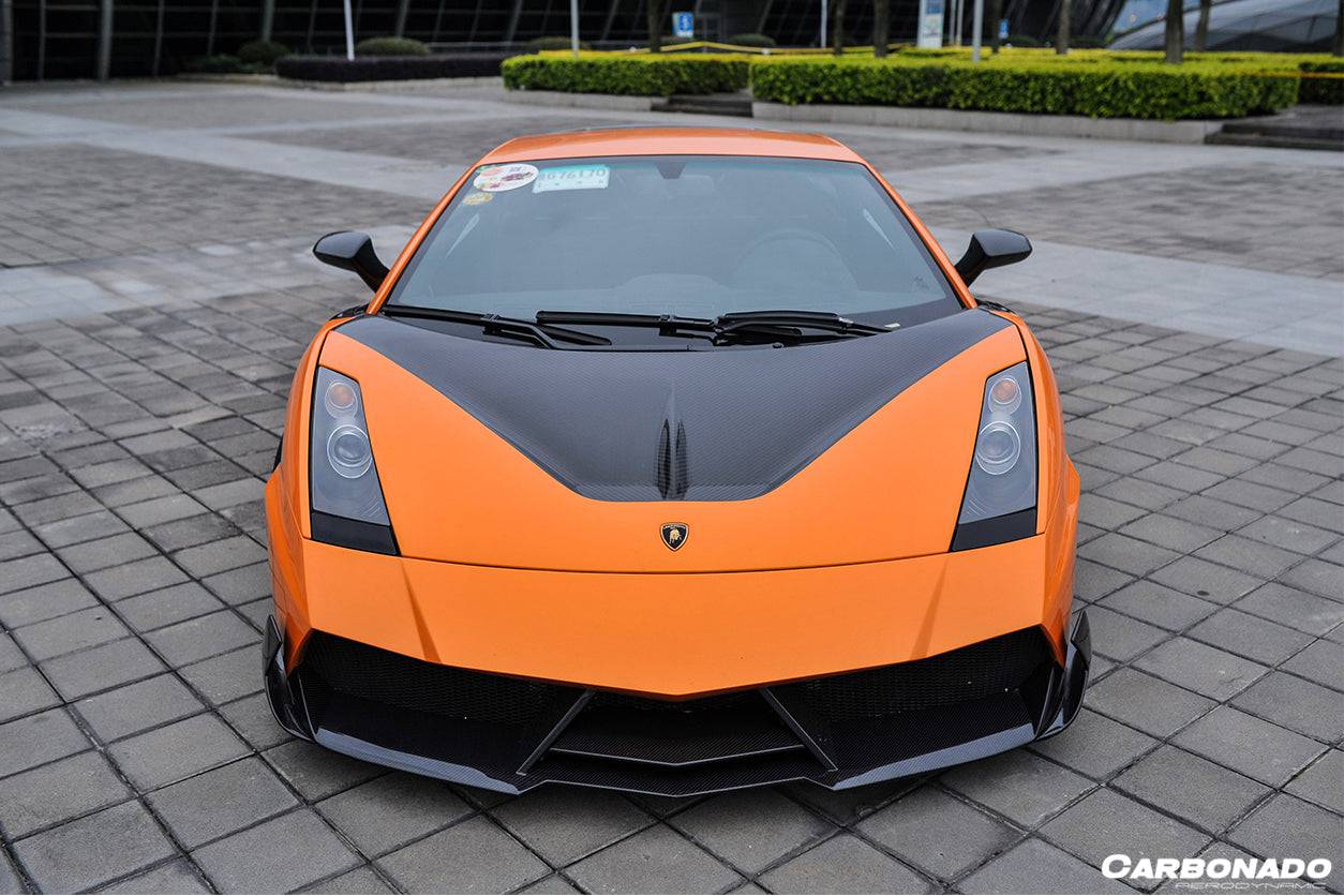 Carbonado VF Style Carbon Fiber Hood | 2004-2008 Lamborghini Gallardo, Gallardo SE, Superleggera