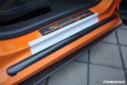 Carbonado OEM Style Carbon Fiber Door Sills Steps Cover | 2004-2008 Lamborghini Gallardo, Gallardo SE, Superleggera