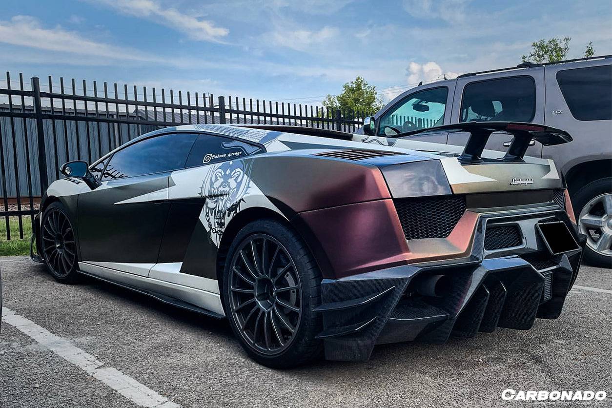 Carbonado IRON Style Rear Bumper | 2004-2008 Lamborghini Gallardo, Gallardo SE, Superleggera