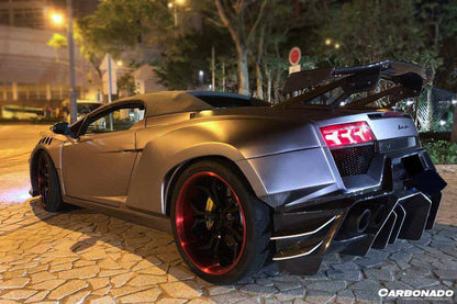 Carbonado IRON Style Rear Bumper | 2004-2008 Lamborghini Gallardo, Gallardo SE, Superleggera