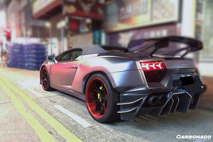 Carbonado IRON Style Rear Bumper | 2004-2008 Lamborghini Gallardo, Gallardo SE, Superleggera