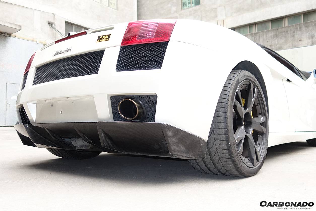 Carbonado 2004-2008 Lamborghini Gallardo OEM Style Carbon Fiber Rear Diffuser | Fits  Gallardo, Gallardo SE, Superleggera