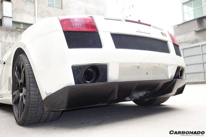 Carbonado 2004-2008 Lamborghini Gallardo OEM Style Carbon Fiber Rear Diffuser | Fits  Gallardo, Gallardo SE, Superleggera