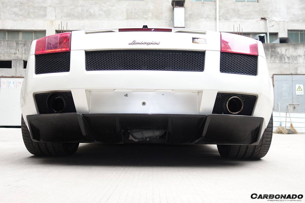 Carbonado 2004-2008 Lamborghini Gallardo OEM Style Carbon Fiber Rear Diffuser | Fits  Gallardo, Gallardo SE, Superleggera