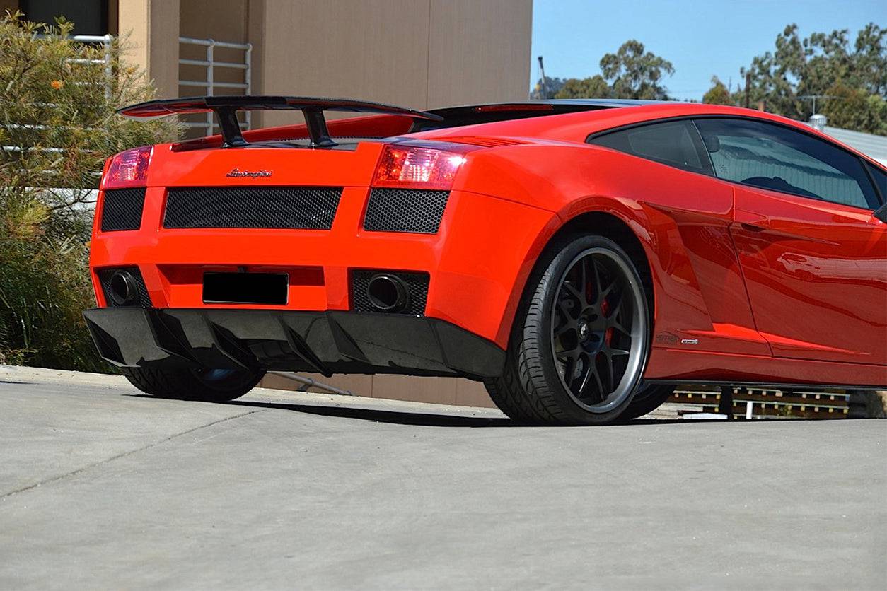 Carbonado 2004-2008 Lamborghini Gallardo OEM Style Carbon Fiber Rear Diffuser | Fits  Gallardo, Gallardo SE, Superleggera