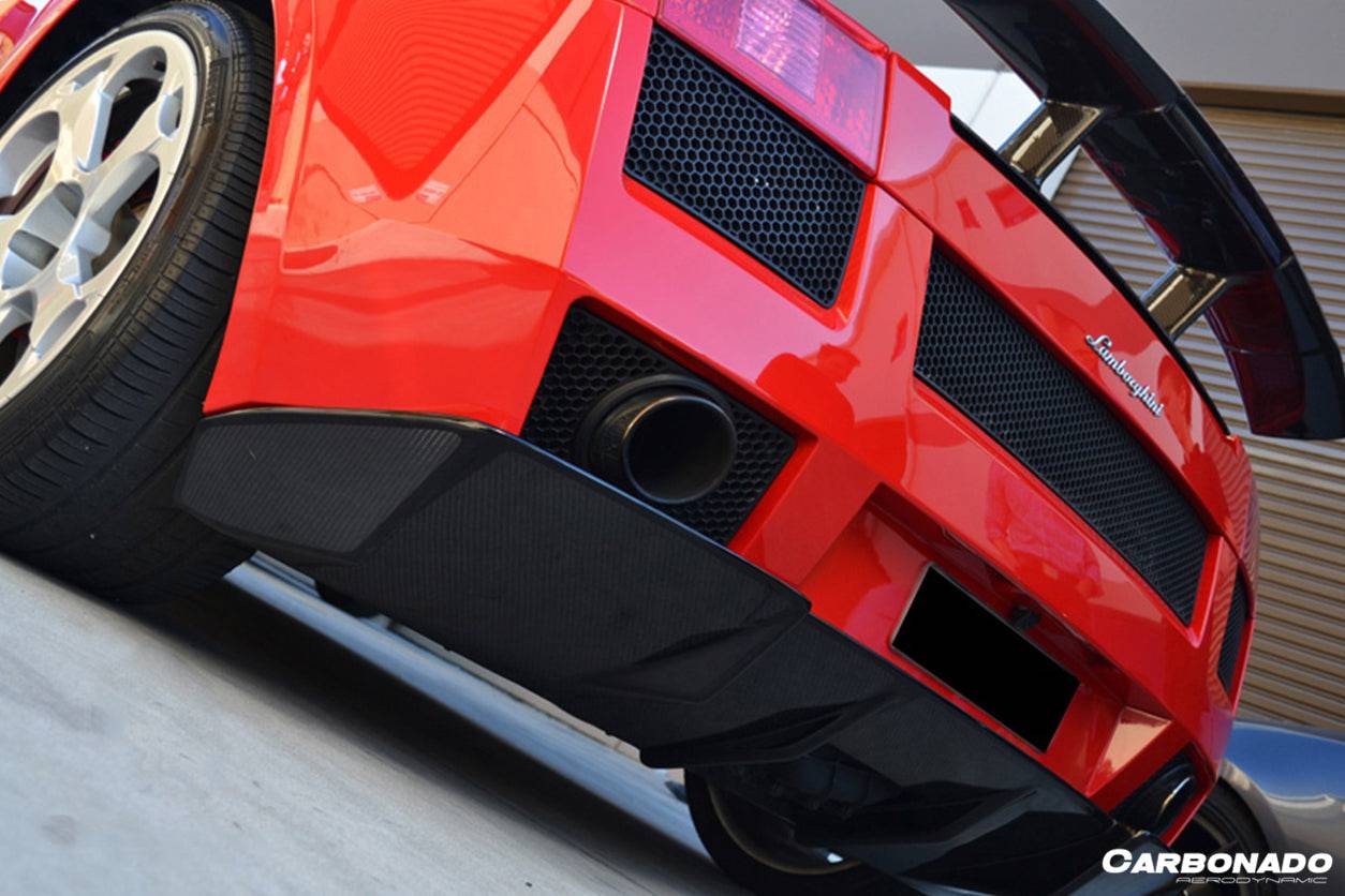Carbonado 2004-2008 Lamborghini Gallardo OEM Style Carbon Fiber Rear Diffuser | Fits  Gallardo, Gallardo SE, Superleggera