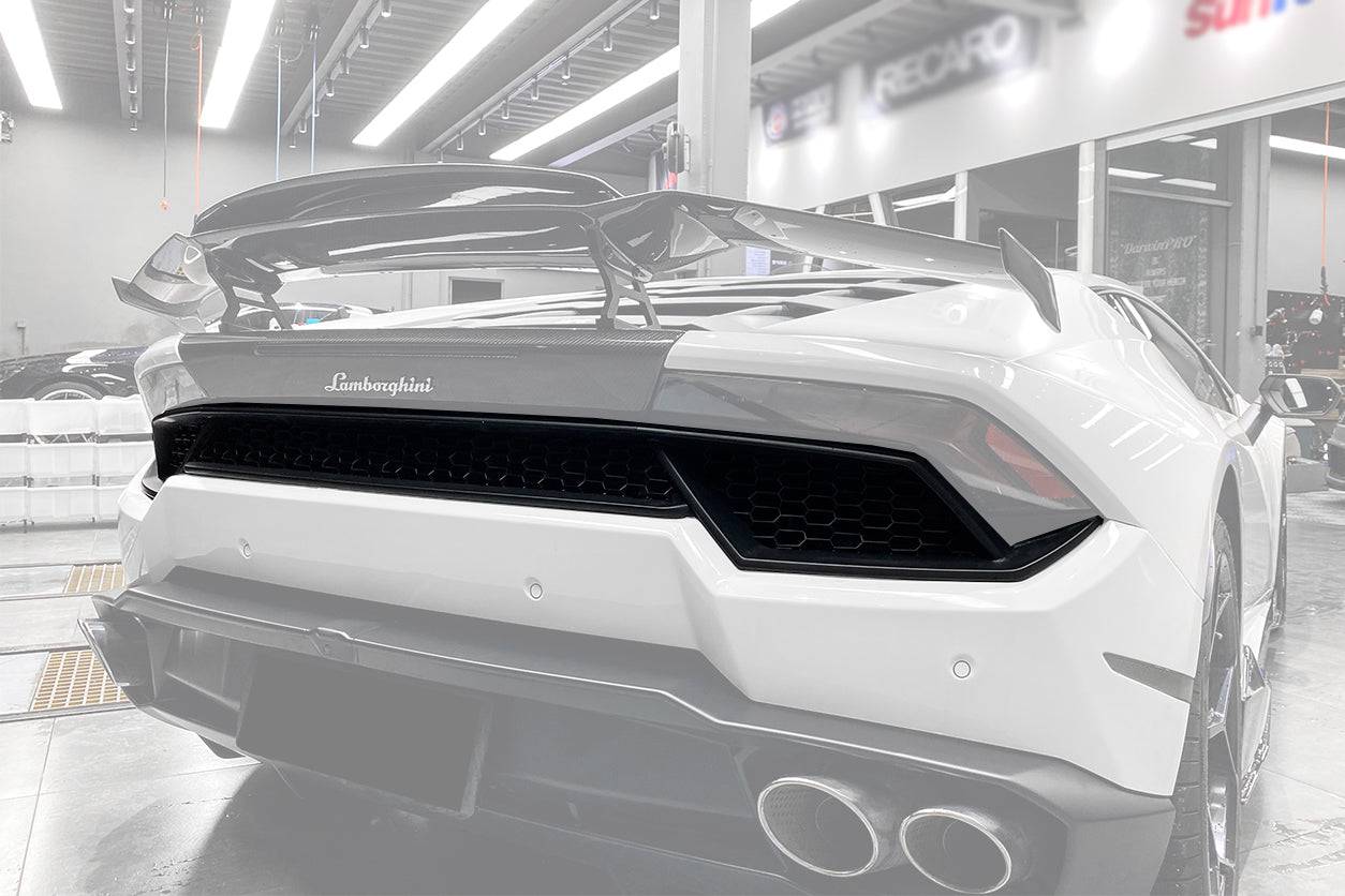 Parrilla trasera de carbono estilo OE para Lamborghini Huracan LP580 Carbonado 2015-2020