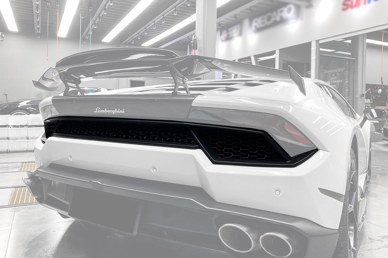 Parrilla trasera de carbono DarwinPRO para Lamborghini Huracan LP580 (estilo OE) 2015-2020
