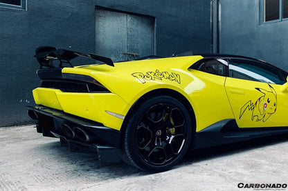 Carbonado 2015-2020 Lamborghini Huracan LP610 DC Style Rear Diffuser