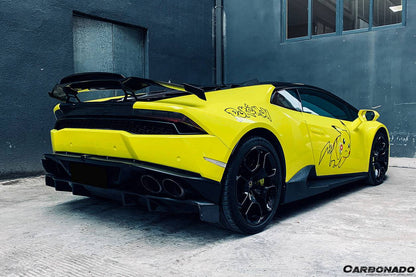 Carbonado 2015-2020 Lamborghini Huracan LP610 DC Style Rear Diffuser