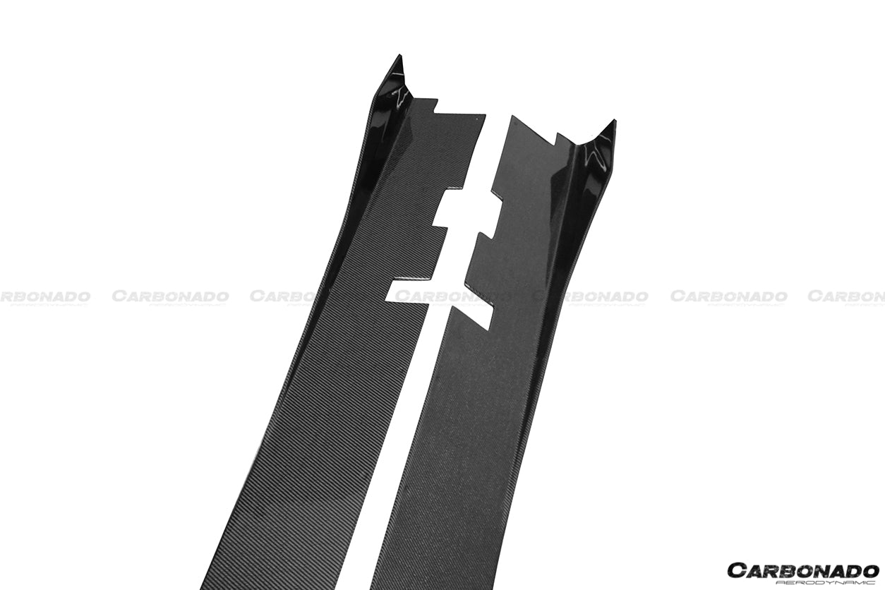 Carbonado 2015-2019 Lamborghini Huracan LP610  LP580 DC Style Carbon Fiber Side Skirts Under Board